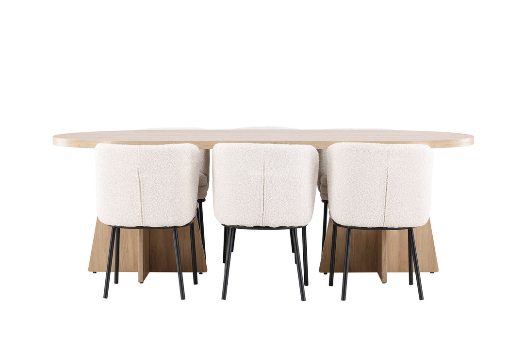 Venture Home Bootcut Dining Table with Agnes Dining Chair