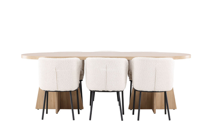 Venture Home Bootcut Dining Table with Agnes Dining Chair