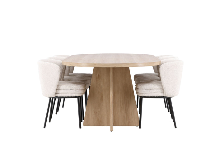 Venture Home Bootcut Dining Table with Agnes Dining Chair