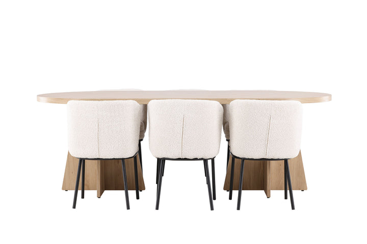 Venture Home Bootcut Dining Table with Agnes Dining Chair