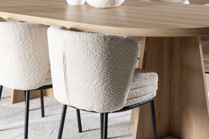 Venture Home Bootcut Dining Table with Agnes Dining Chair
