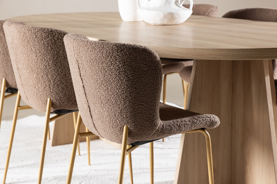Venture Home Bootcut Dining Table with Modesto Dining Chair