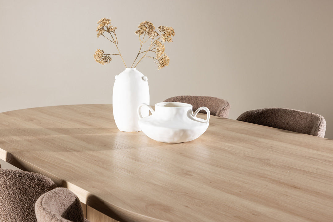 Venture Home Bootcut Dining Table with Modesto Dining Chair