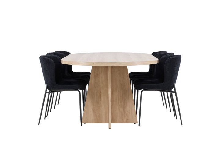Venture Home Bootcut Dining Table with Modesto Dining Chair