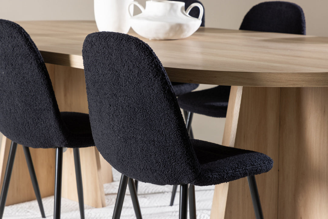 Venture Home Bootcut Dining Table with Polar Dining Chair