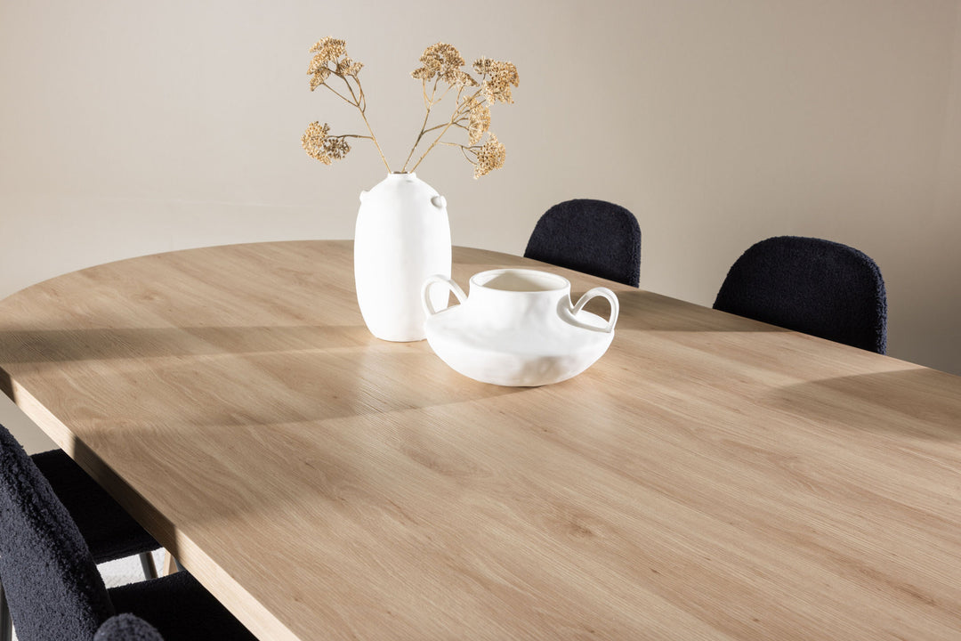 Venture Home Bootcut Dining Table with Polar Dining Chair