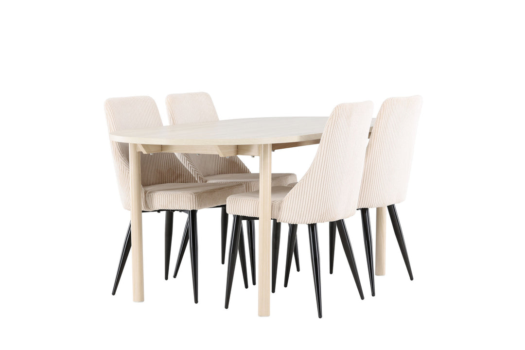 Venture Home Andy Dining Table with Leone Dining Chair
