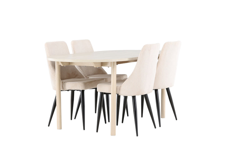 Venture Home Andy Dining Table with Leone Dining Chair