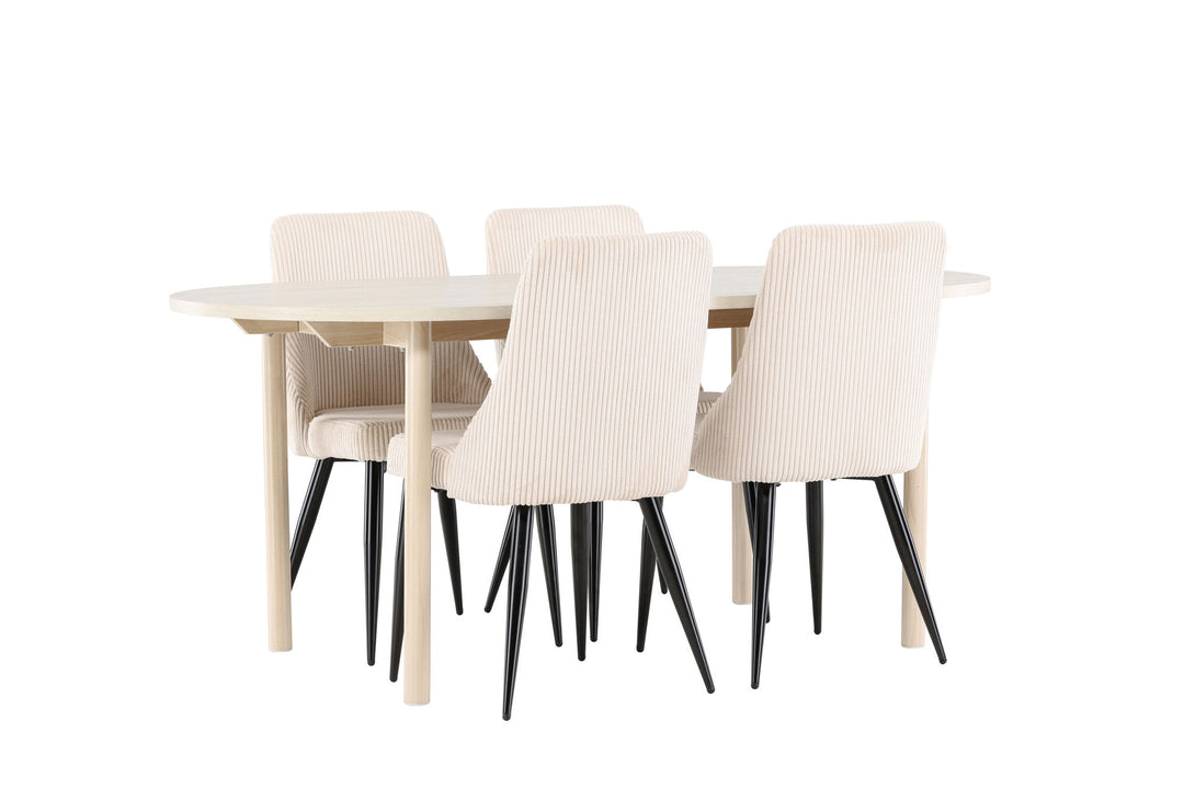 Venture Home Andy Dining Table with Leone Dining Chair