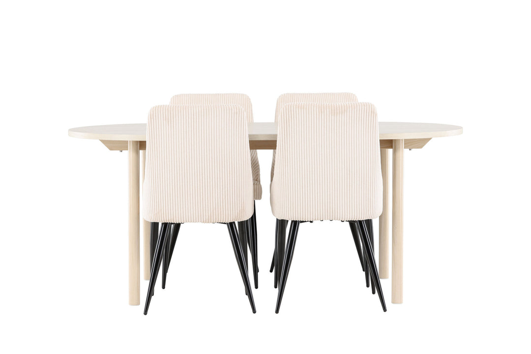Venture Home Andy Dining Table with Leone Dining Chair