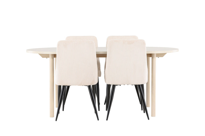 Venture Home Andy Dining Table with Leone Dining Chair