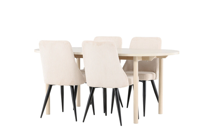 Venture Home Andy Dining Table with Leone Dining Chair