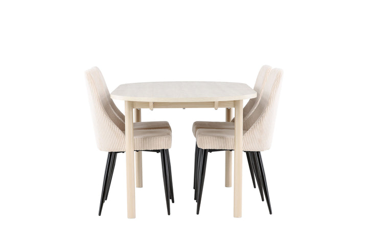 Venture Home Andy Dining Table with Leone Dining Chair