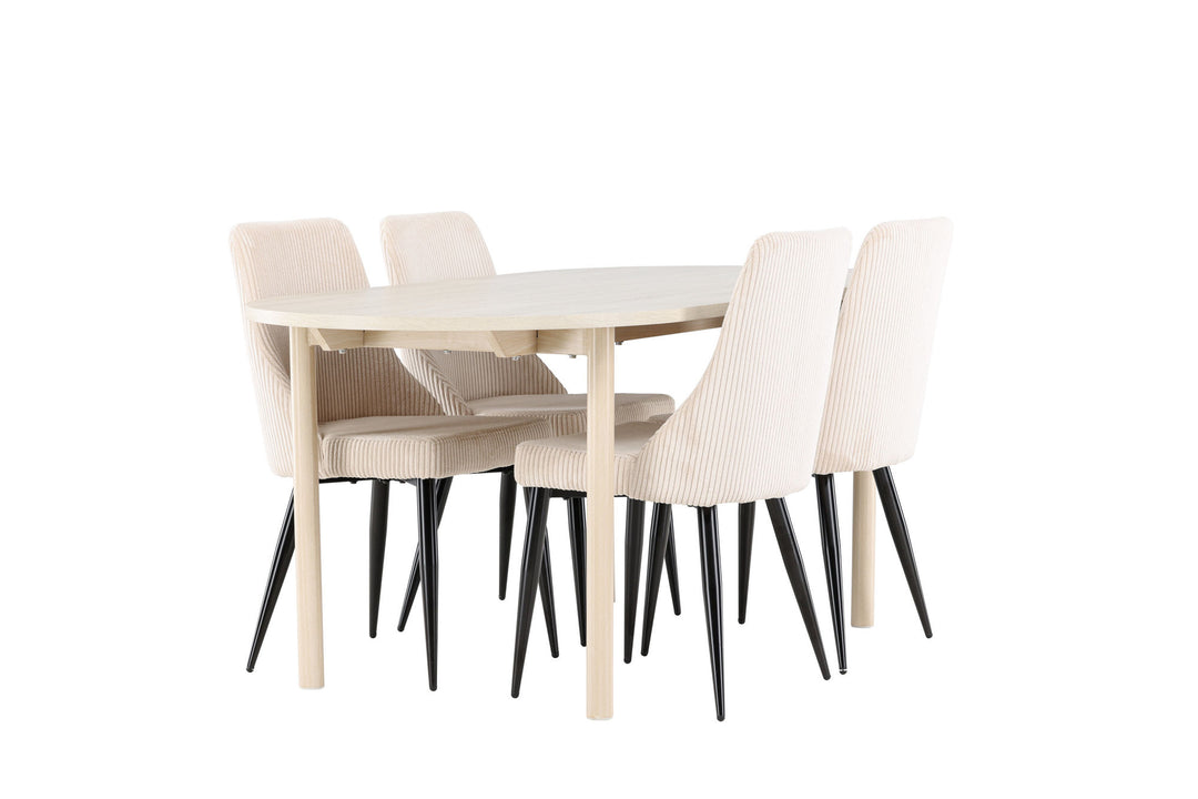 Venture Home Andy Dining Table with Leone Dining Chair