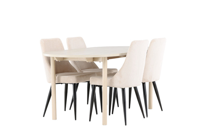 Venture Home Andy Dining Table with Leone Dining Chair