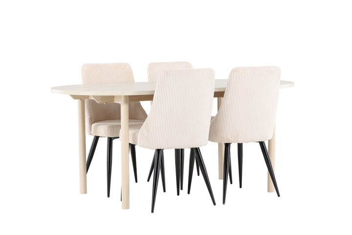 Venture Home Andy Dining Table with Leone Dining Chair
