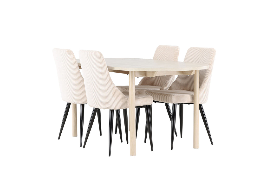 Venture Home Andy Dining Table with Leone Dining Chair