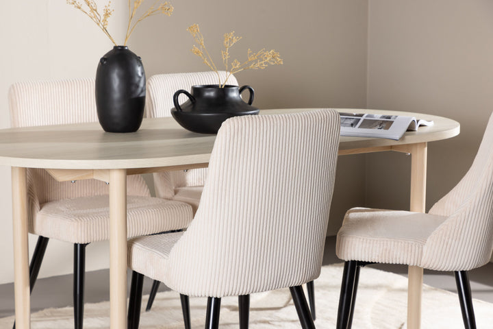 Venture Home Andy Dining Table with Leone Dining Chair