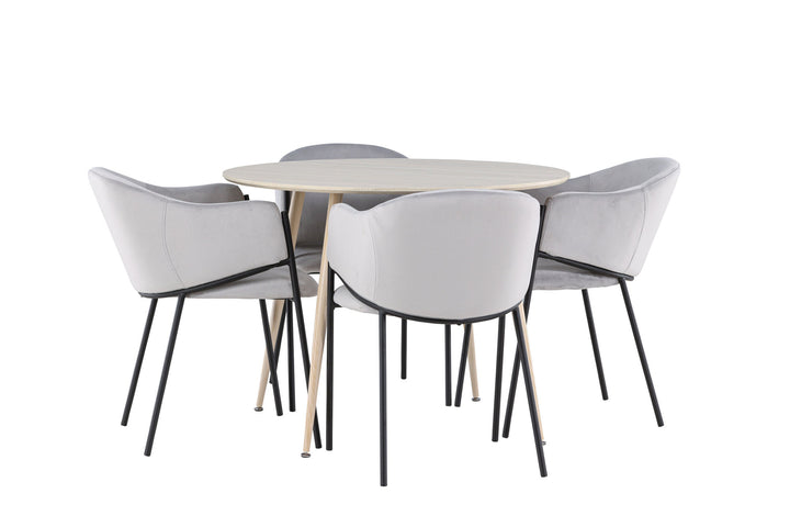 Venture Home Plaza Dining Table with Evelina Dining Chair