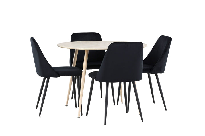 Venture Home Plaza Dining Table with Night Dining Chair