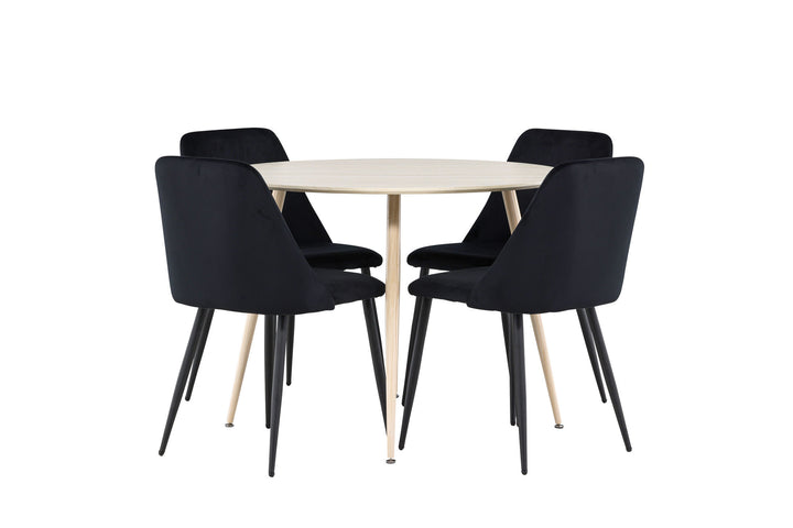 Venture Home Plaza Dining Table with Night Dining Chair
