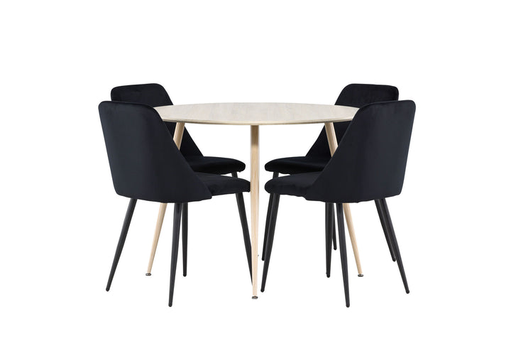 Venture Home Plaza Dining Table with Night Dining Chair
