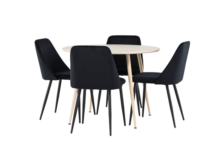 Venture Home Plaza Dining Table with Night Dining Chair