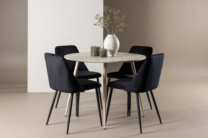 Venture Home Plaza Dining Table with Night Dining Chair