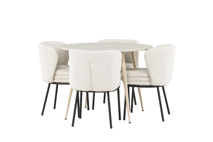 Venture Home Plaza Dining Table with Agnes Dining Chair
