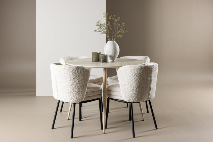 Venture Home Plaza Dining Table with Agnes Dining Chair