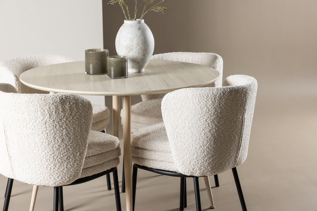 Venture Home Plaza Dining Table with Agnes Dining Chair