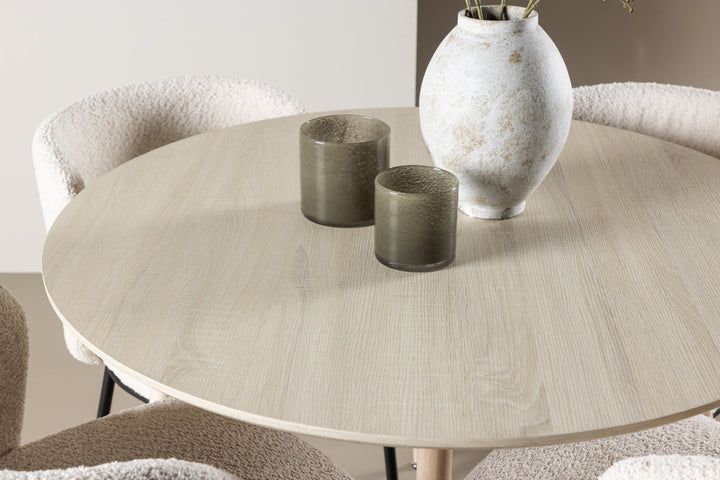 Venture Home Plaza Dining Table with Agnes Dining Chair