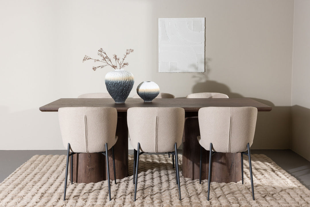 Venture Home Olivia Dining Table with Modesto Dining Chair