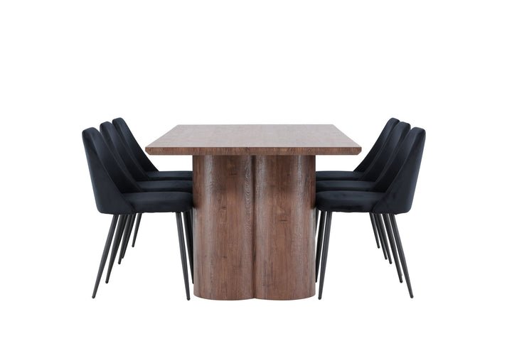 Venture Home Olivia Dining Table with Night Dining Chair