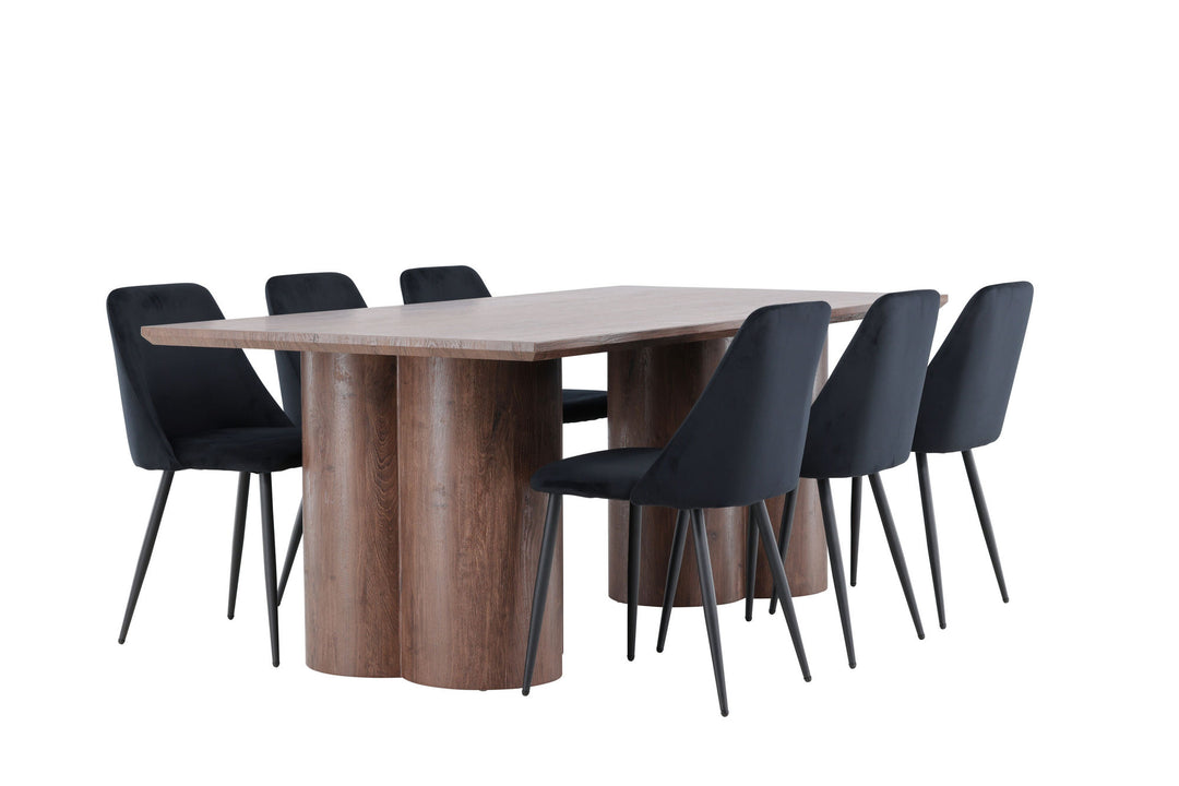 Venture Home Olivia Dining Table with Night Dining Chair
