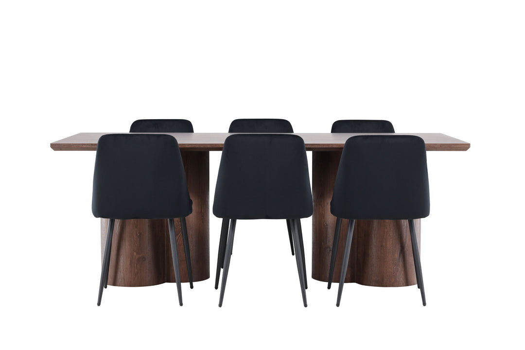 Venture Home Olivia Dining Table with Night Dining Chair