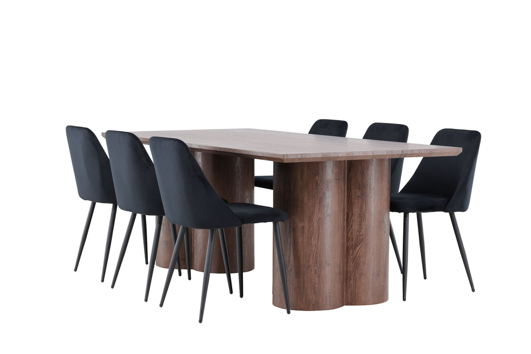 Venture Home Olivia Dining Table with Night Dining Chair