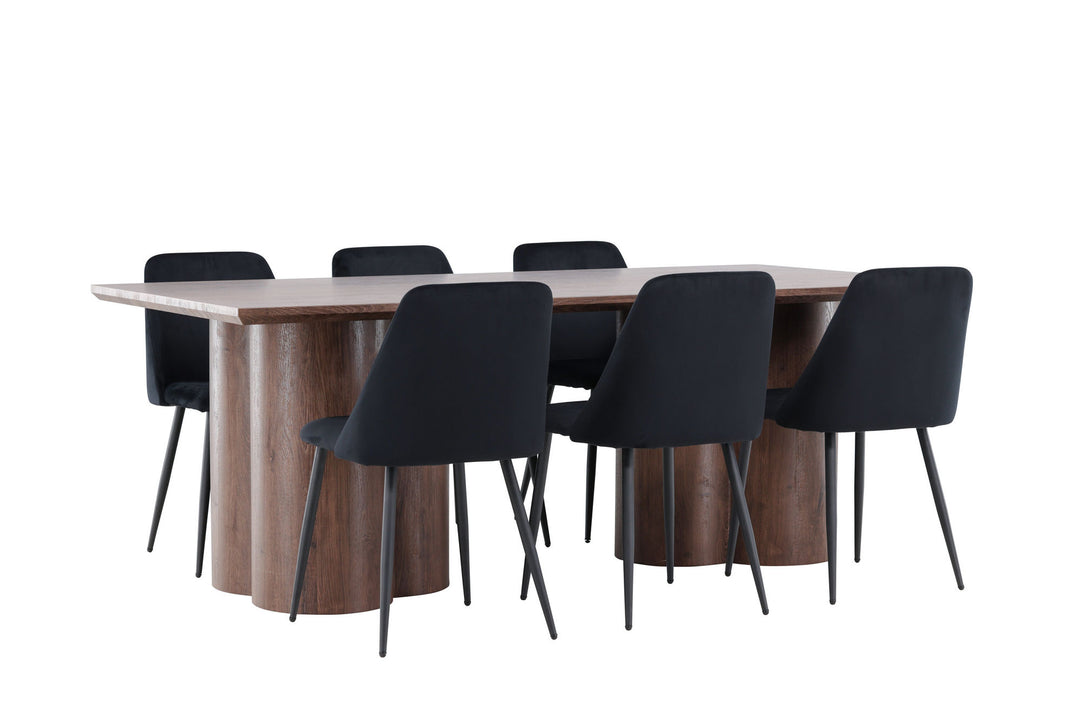 Venture Home Olivia Dining Table with Night Dining Chair