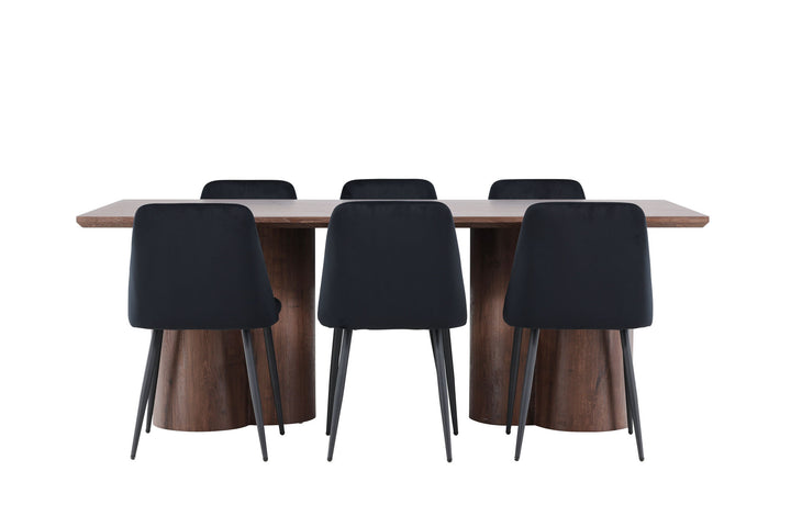 Venture Home Olivia Dining Table with Night Dining Chair