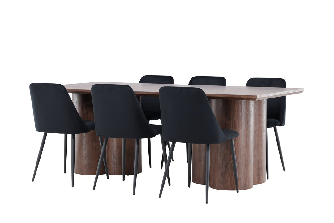 Venture Home Olivia Dining Table with Night Dining Chair