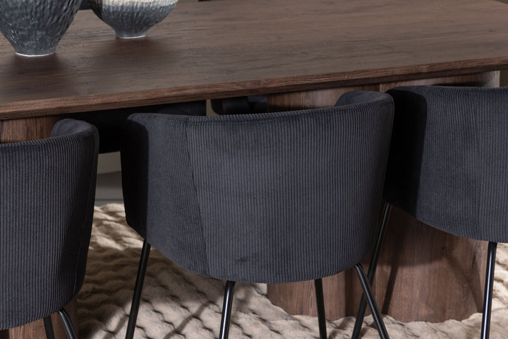 Venture Home Olivia Dining Table with Berit Dining Chair