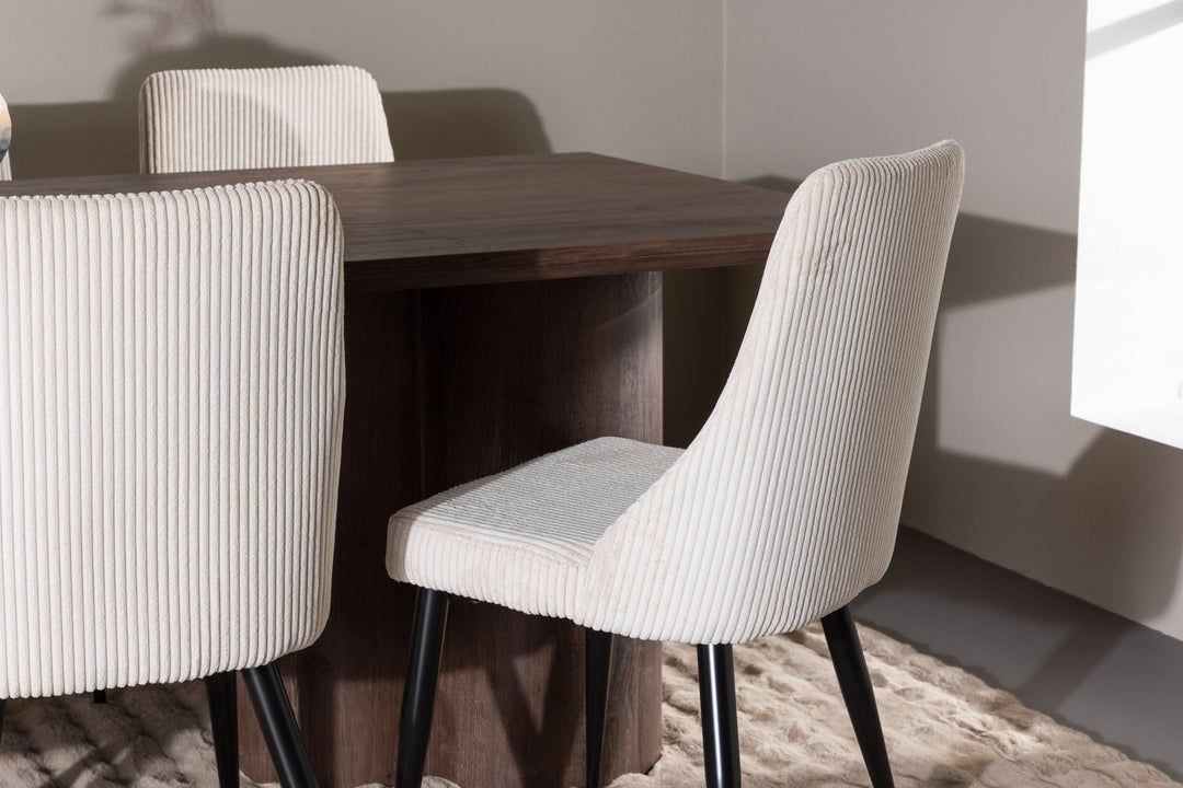 Venture Home Olivia Dining Table with Leone Dining Chair