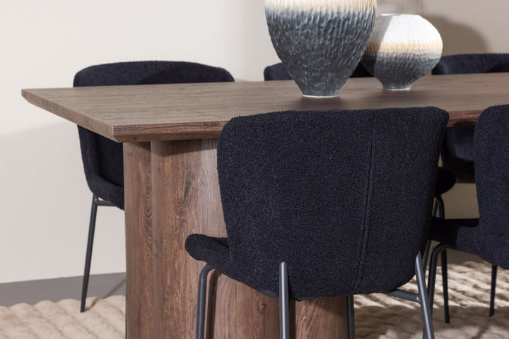 Venture Home Olivia Dining Table with Modesto Dining Chair