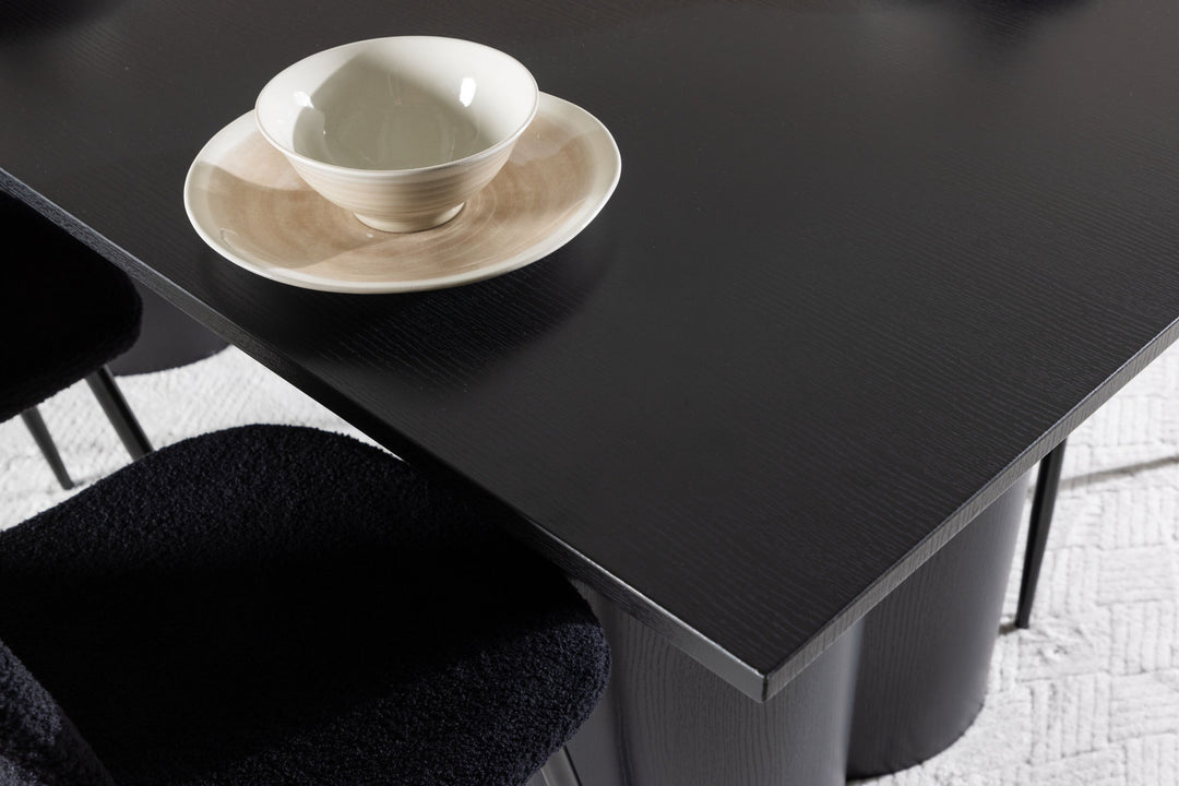Venture Home Olivia Dining Table with Polar Dining Chair