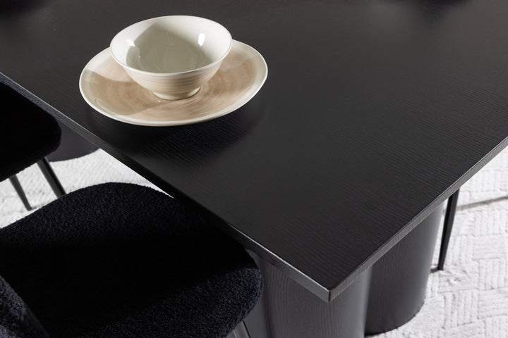 Venture Home Olivia Dining Table with Polar Dining Chair