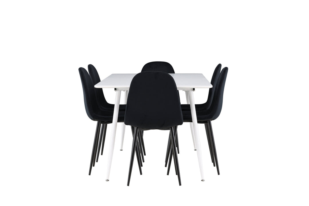 Venture Home Silar Dining Table with Polar Dining Chair