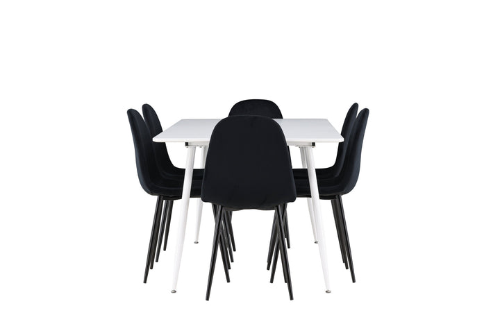 Venture Home Silar Dining Table with Polar Dining Chair