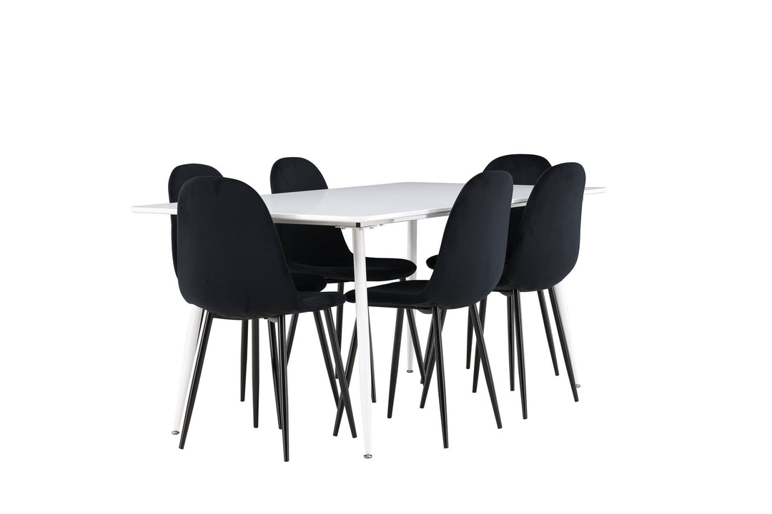 Venture Home Silar Dining Table with Polar Dining Chair