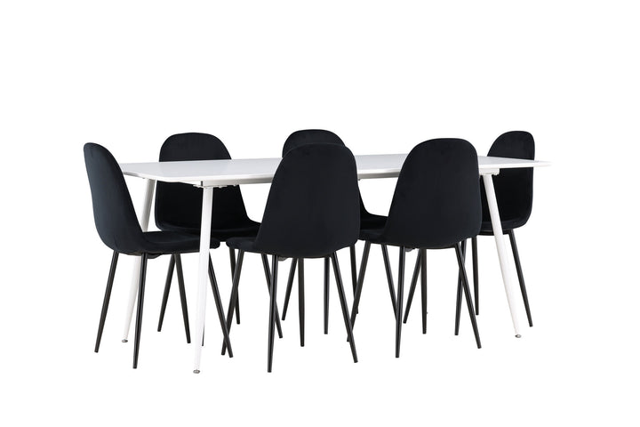 Venture Home Silar Dining Table with Polar Dining Chair