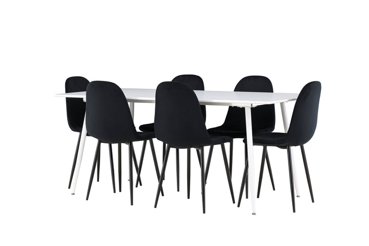 Venture Home Silar Dining Table with Polar Dining Chair
